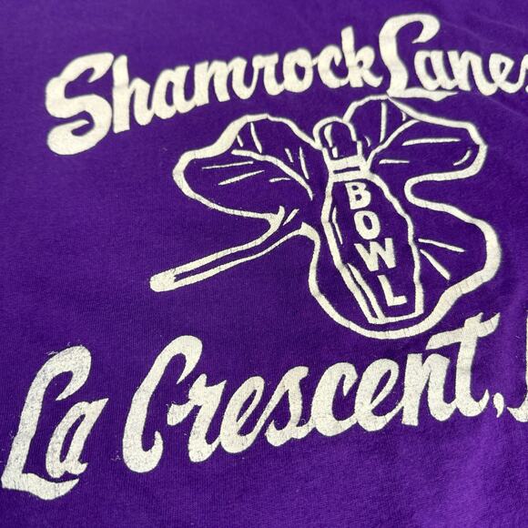 Vintage Taz USA IT'S AN ALTITUDE THING T-Shirt  Purple Single Stitch Size Large - Picture 5 of 8